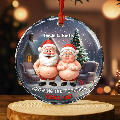Growing Old Together, Santa Claus Christmas Ornament