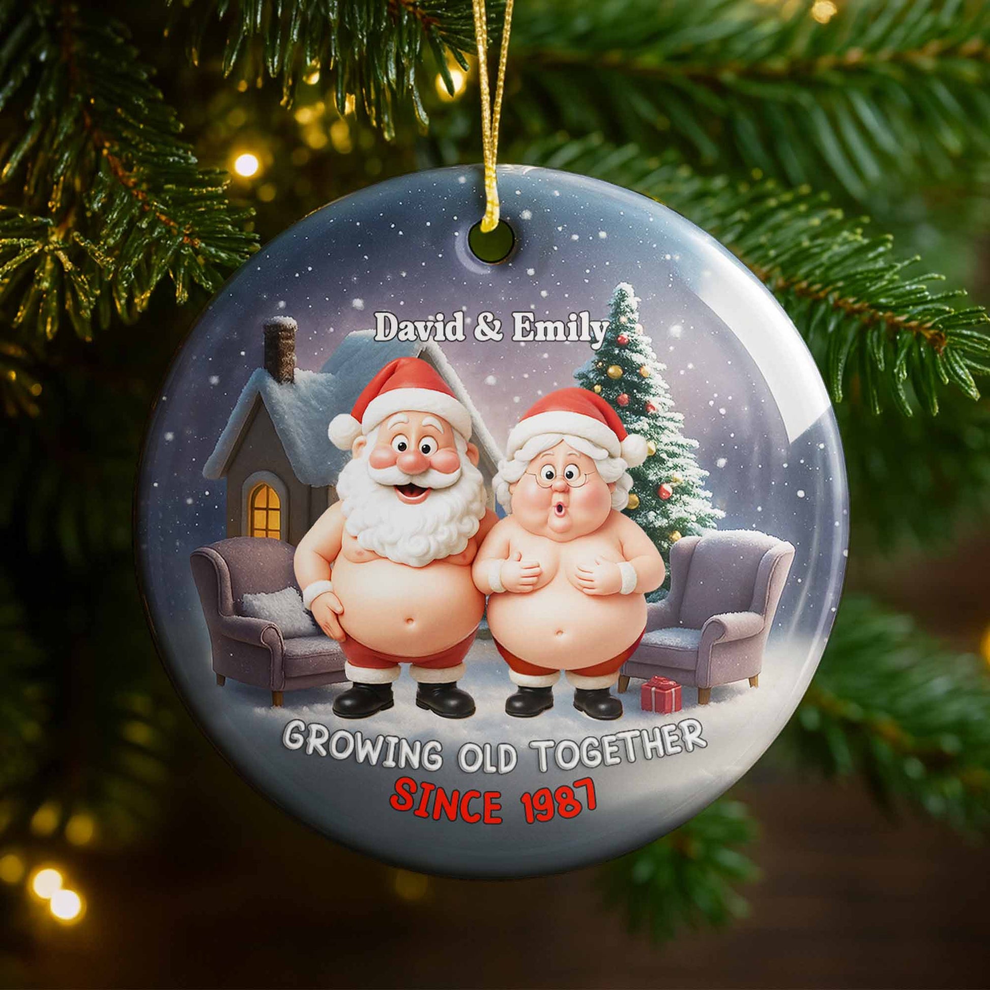 Growing Old Together With Santa And Mrs. Claus