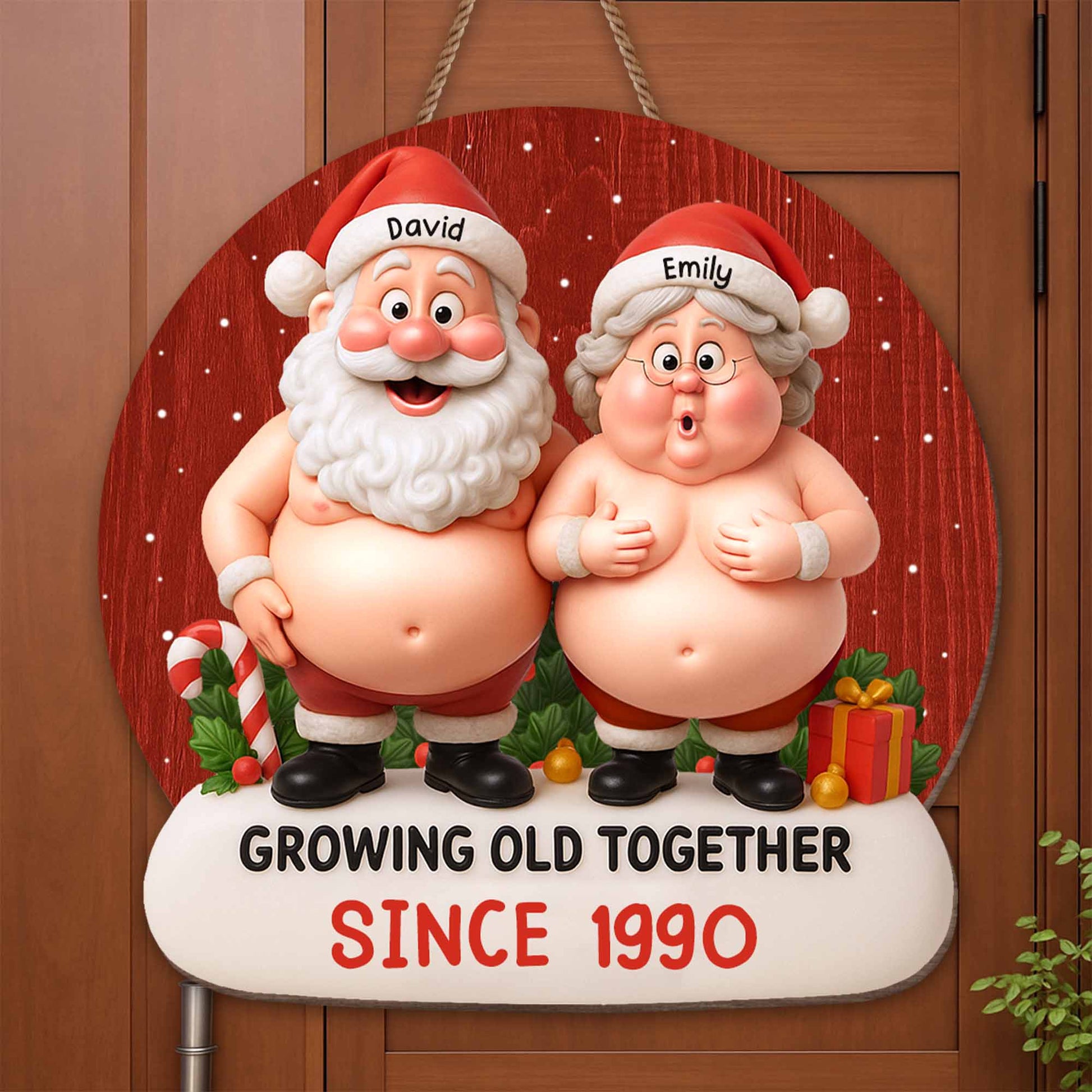 Growing Old Together With Santa And Mrs. Claus
