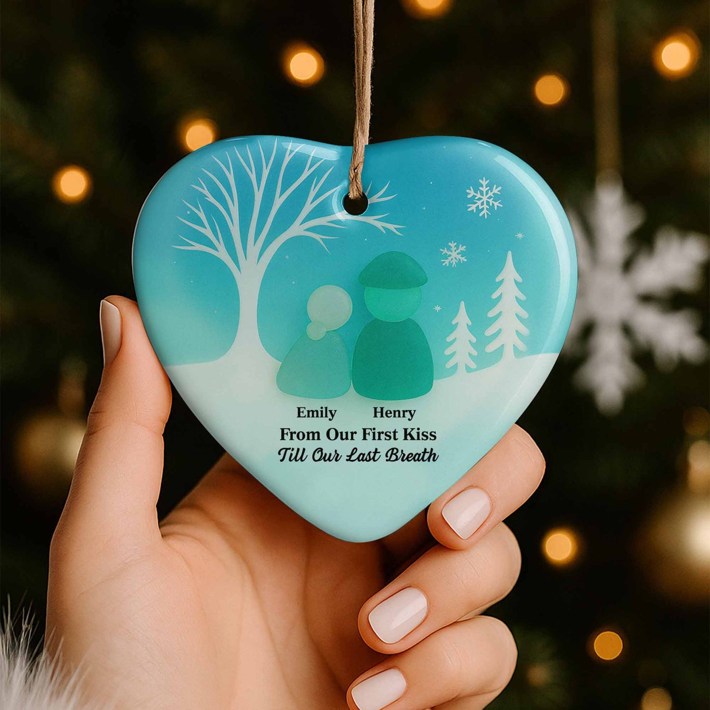 From Our First Kiss Till Our Last Breath, Winter Trees and Snowflakes