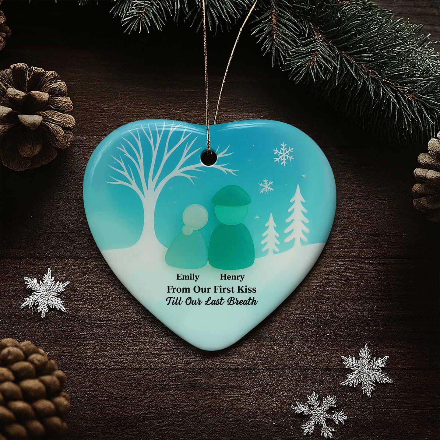 From Our First Kiss Till Our Last Breath, Winter Trees and Snowflakes