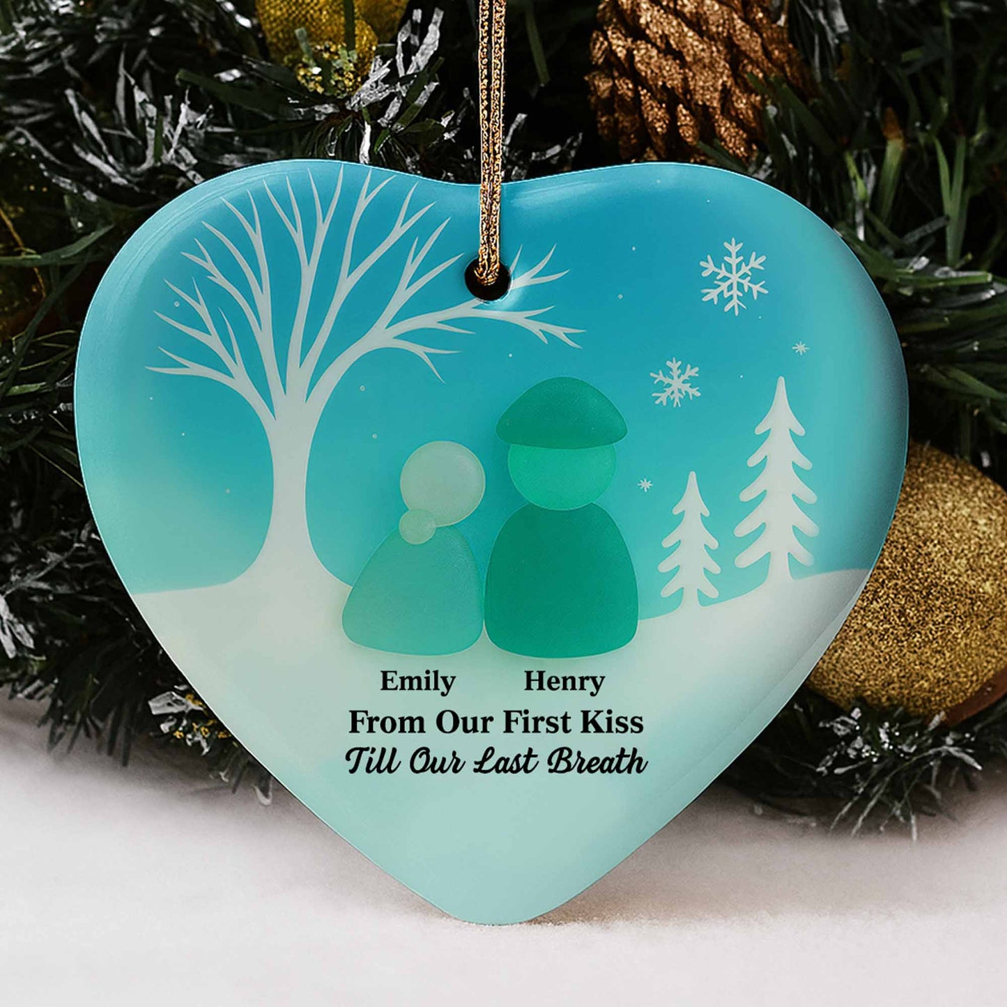 From Our First Kiss Till Our Last Breath, Winter Trees and Snowflakes