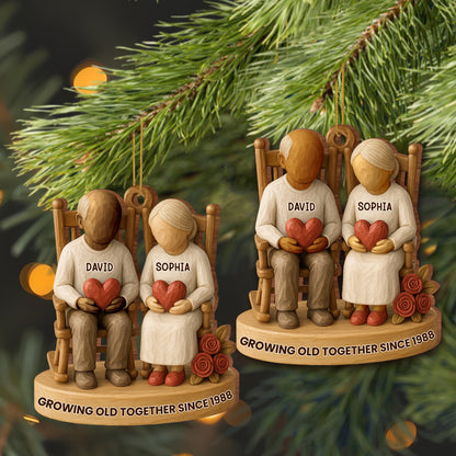 Growing Old Together With Hearts And Roses