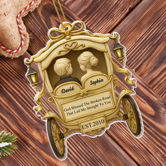 God Blessed The Broken Road, Couple In Carriage