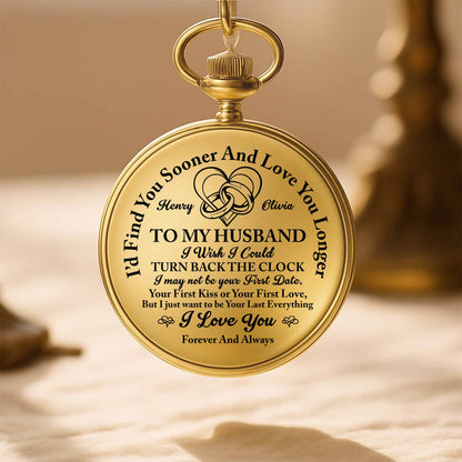 To My Husband, I'd Find You Sooner, Celtic Knot Heart Design