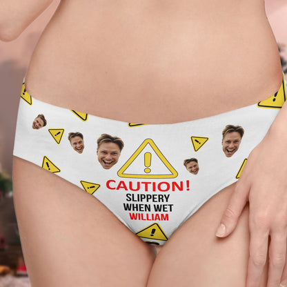 Caution Slippery When Wet, Fun Romantic Gift