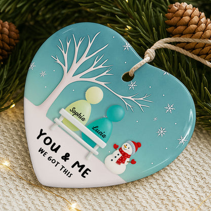 You & Me We Got This Tree And Snowman