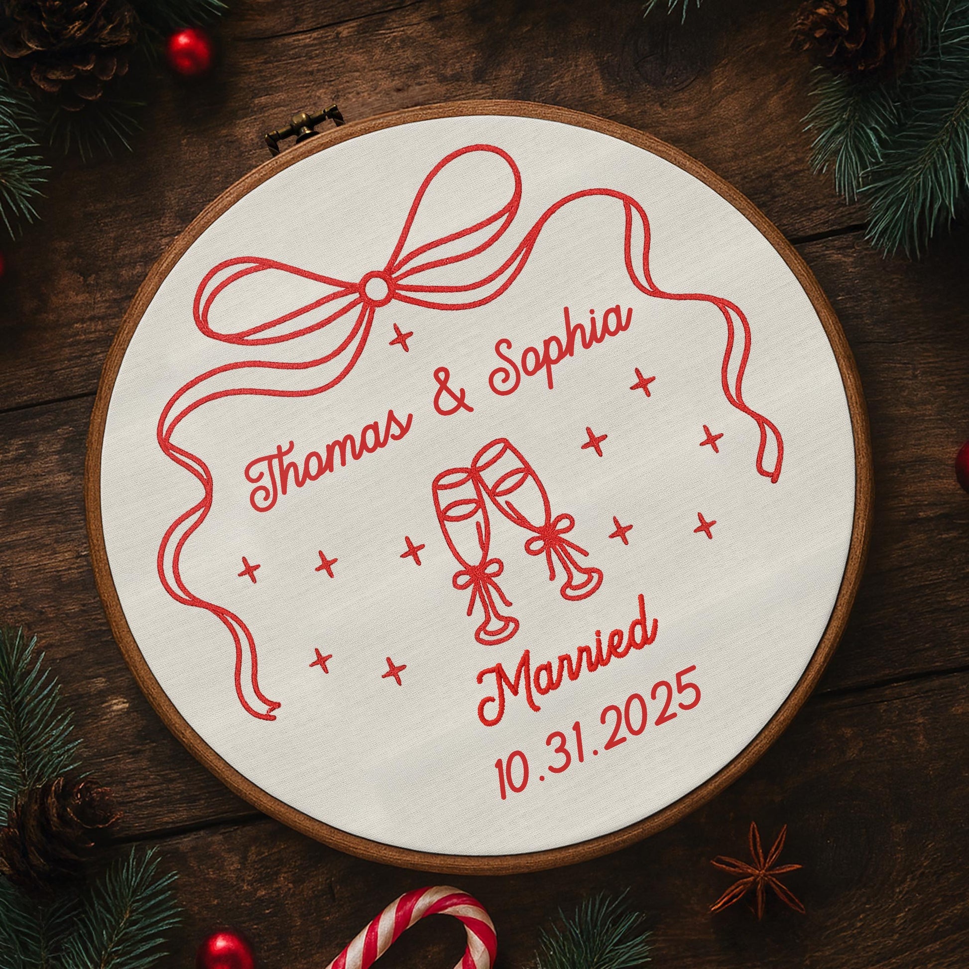 Celebrate Love With Elegant Bow And Ribbon Design