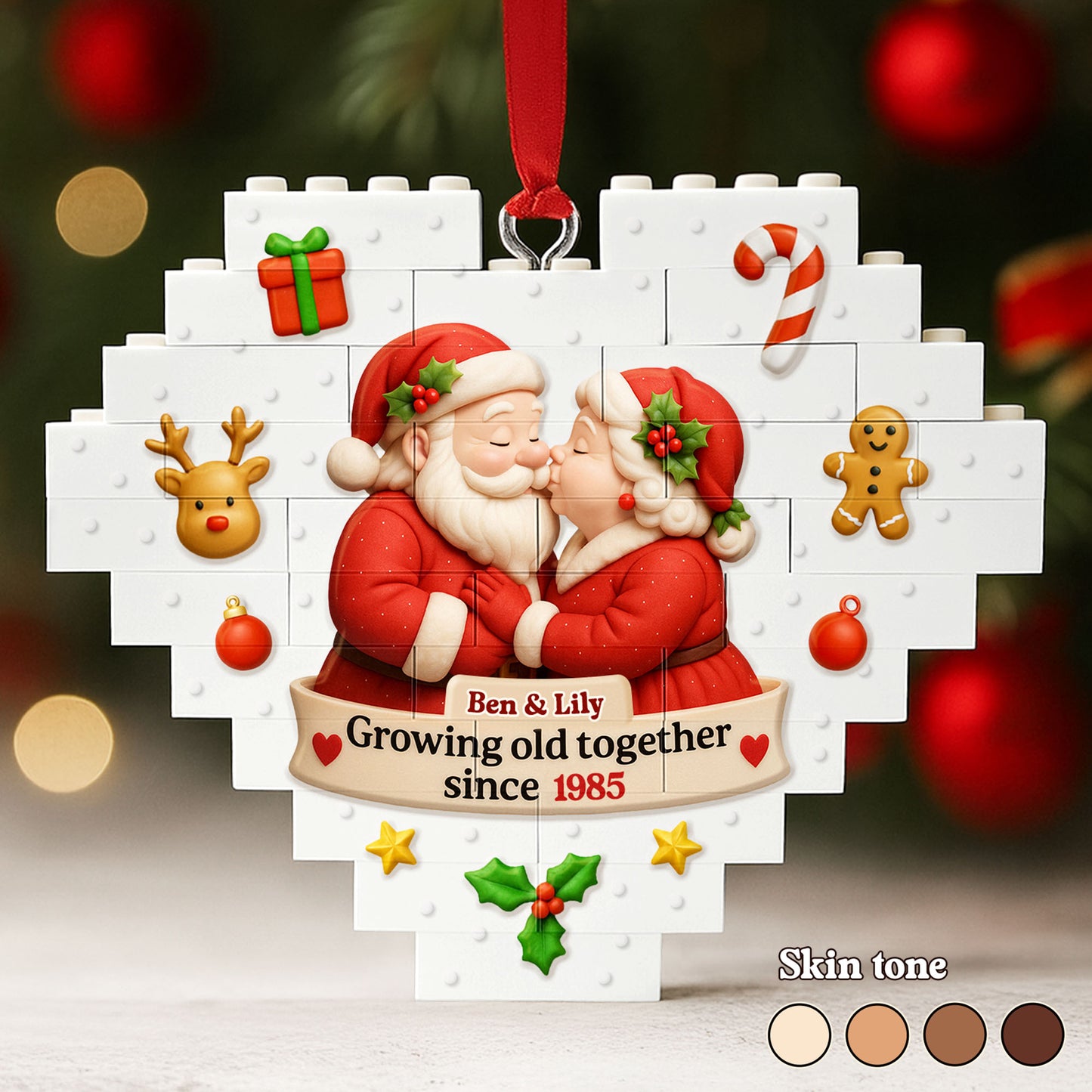 Growing Old Together Since, Santa And Mrs. Claus