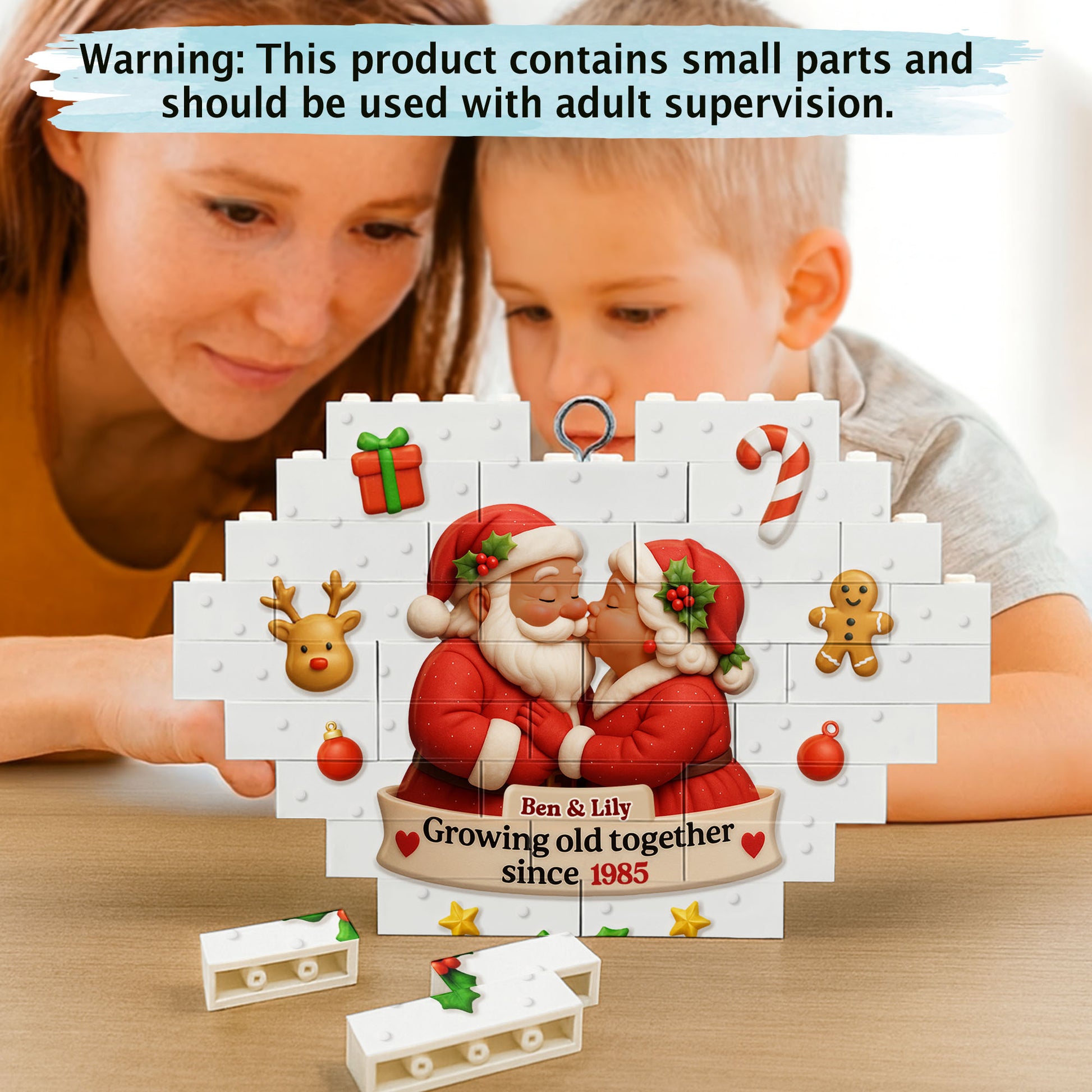 Growing Old Together Since, Santa And Mrs. Claus