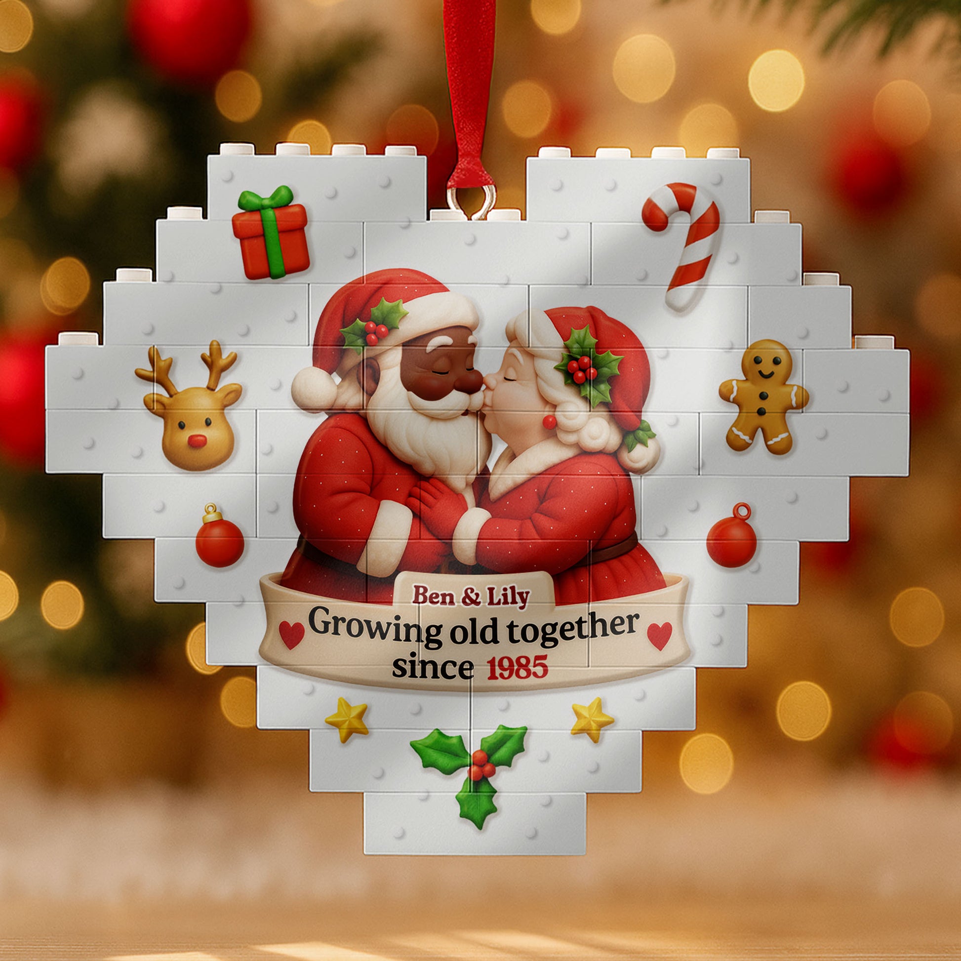 Growing Old Together Since, Santa And Mrs. Claus