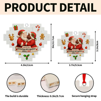 Growing Old Together Since, Santa And Mrs. Claus