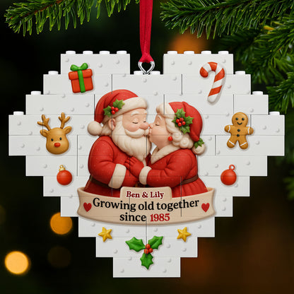 Growing Old Together Since, Santa And Mrs. Claus