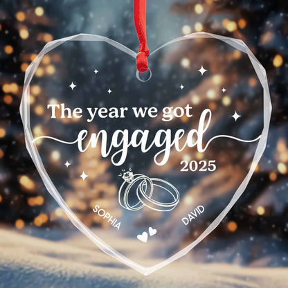 The Year We Got Engaged With Heart And Rings