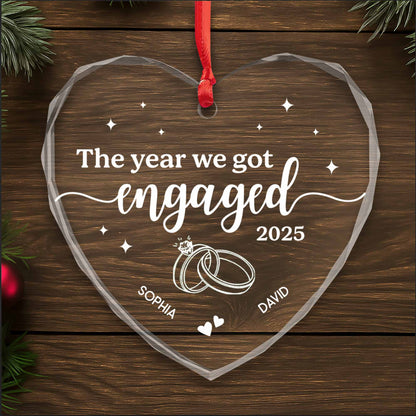 The Year We Got Engaged With Heart And Rings