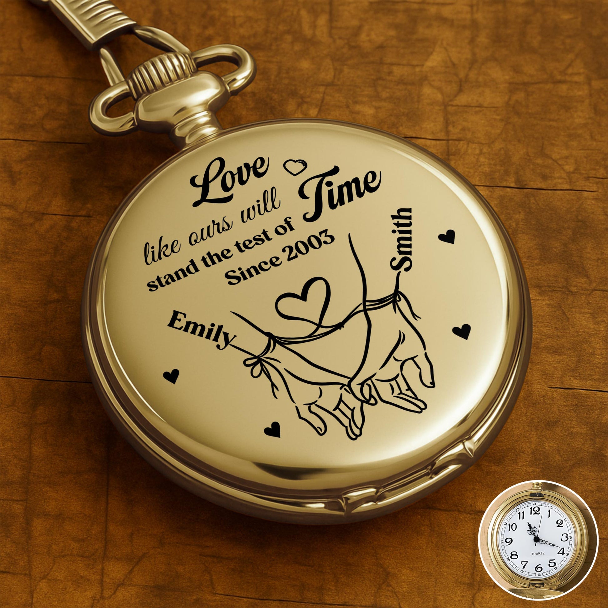 Love Like Ours Will Stand The Test Of Time, Hearts, Linked Hands