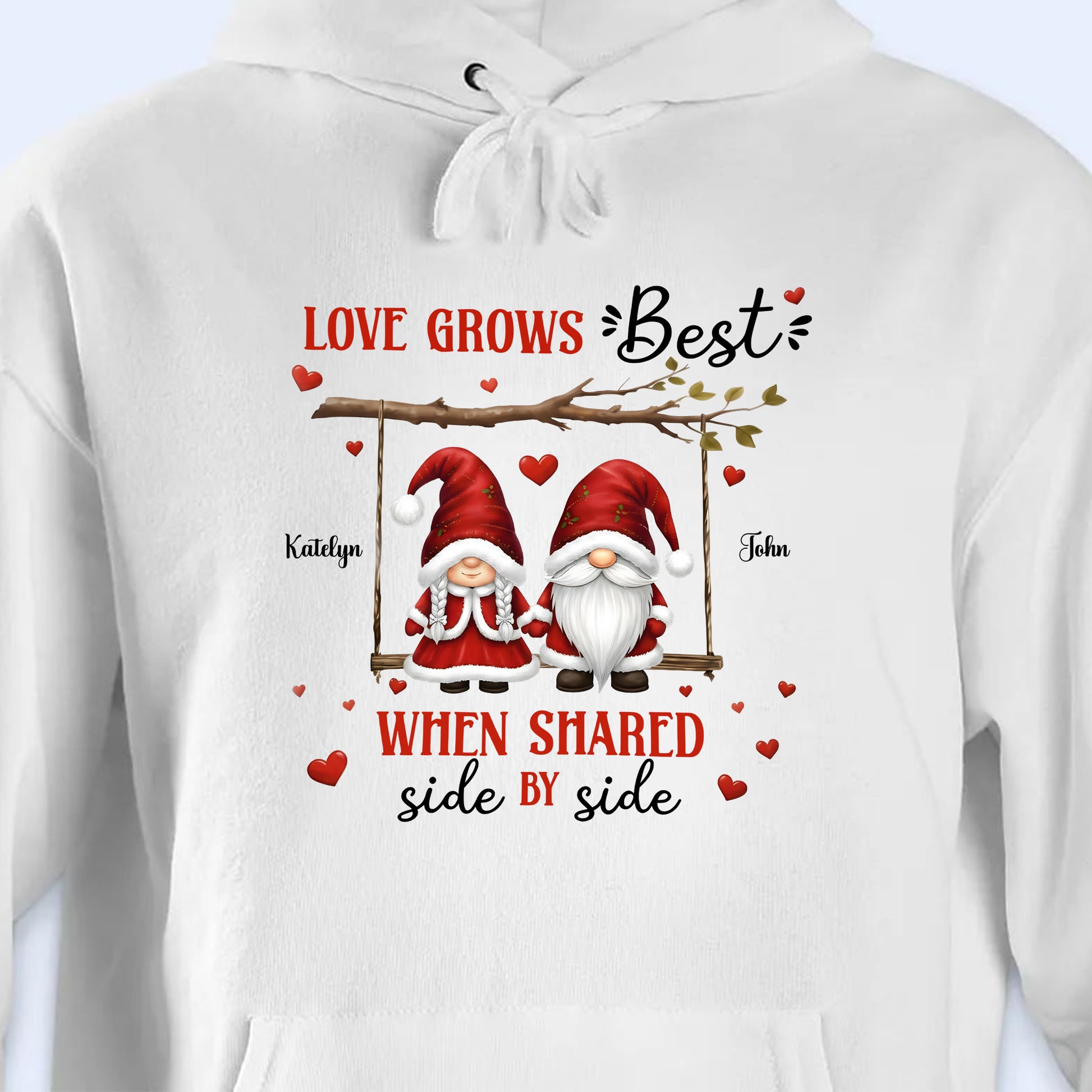 Love Grows Best When Shared Side By Side Gnomes