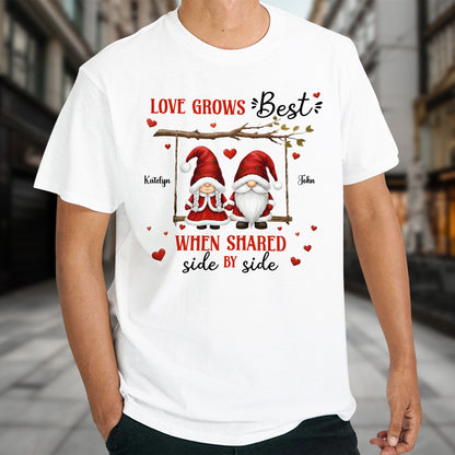 Love Grows Best When Shared Side By Side Gnomes