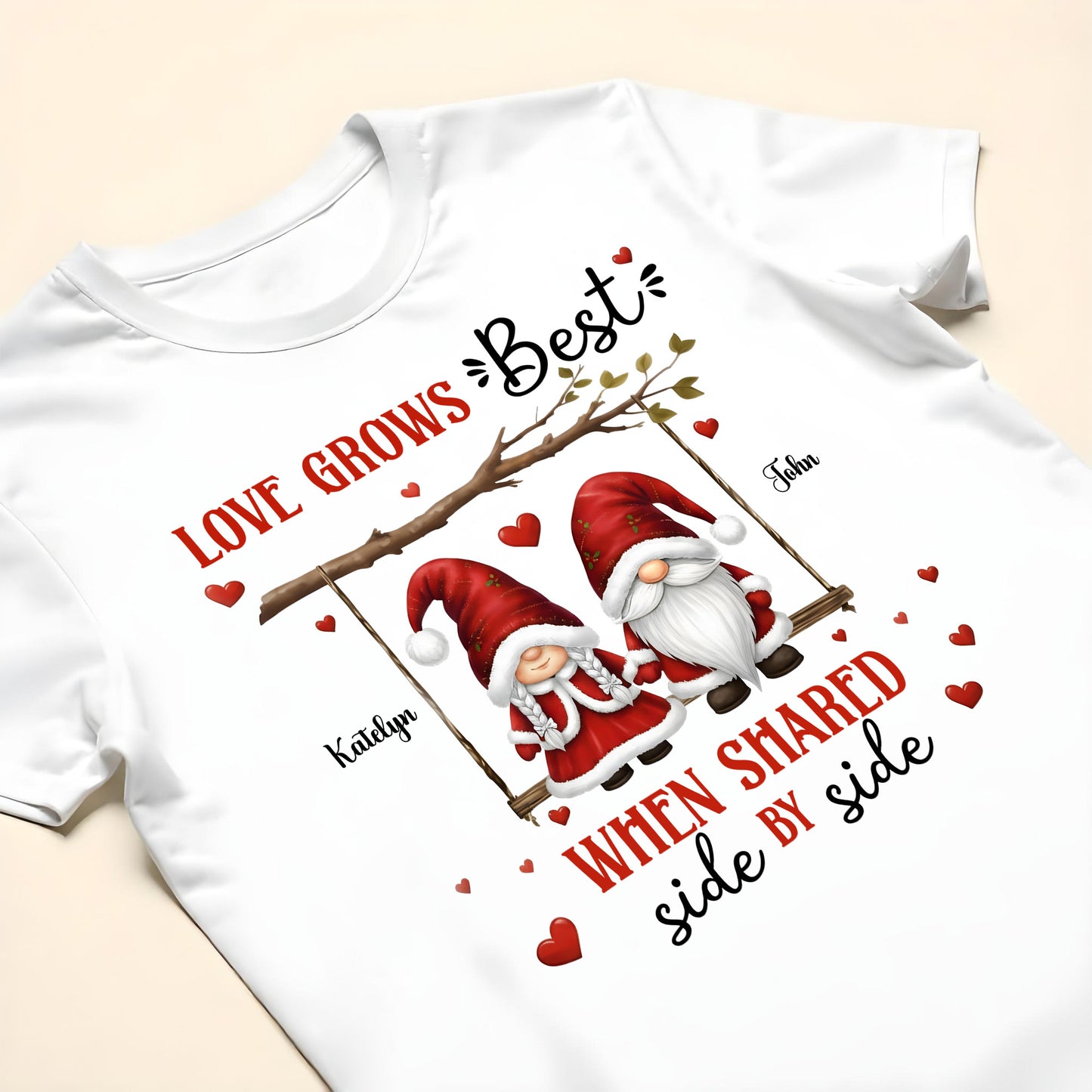 Love Grows Best When Shared Side By Side Gnomes