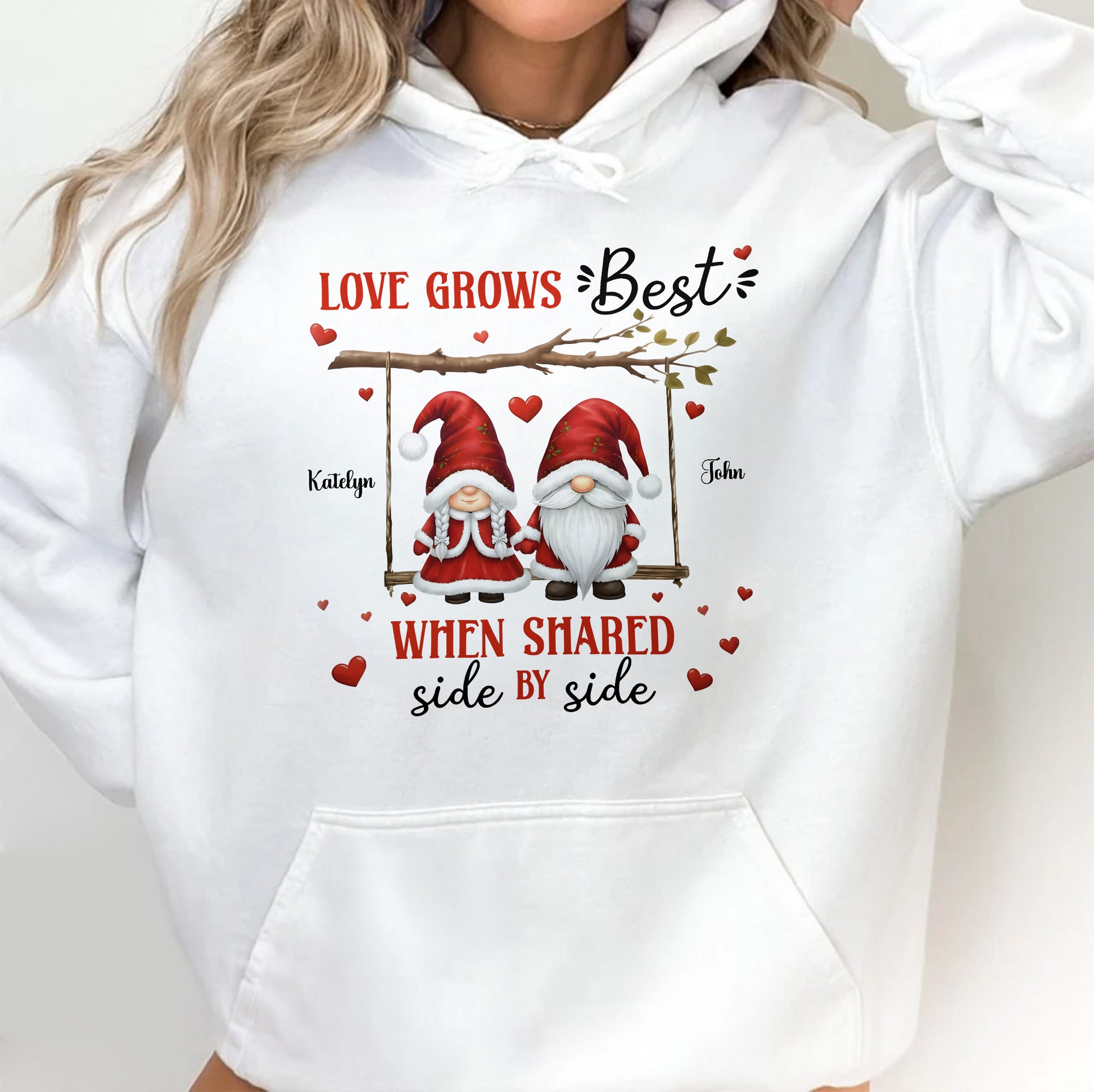 Love Grows Best When Shared Side By Side Gnomes