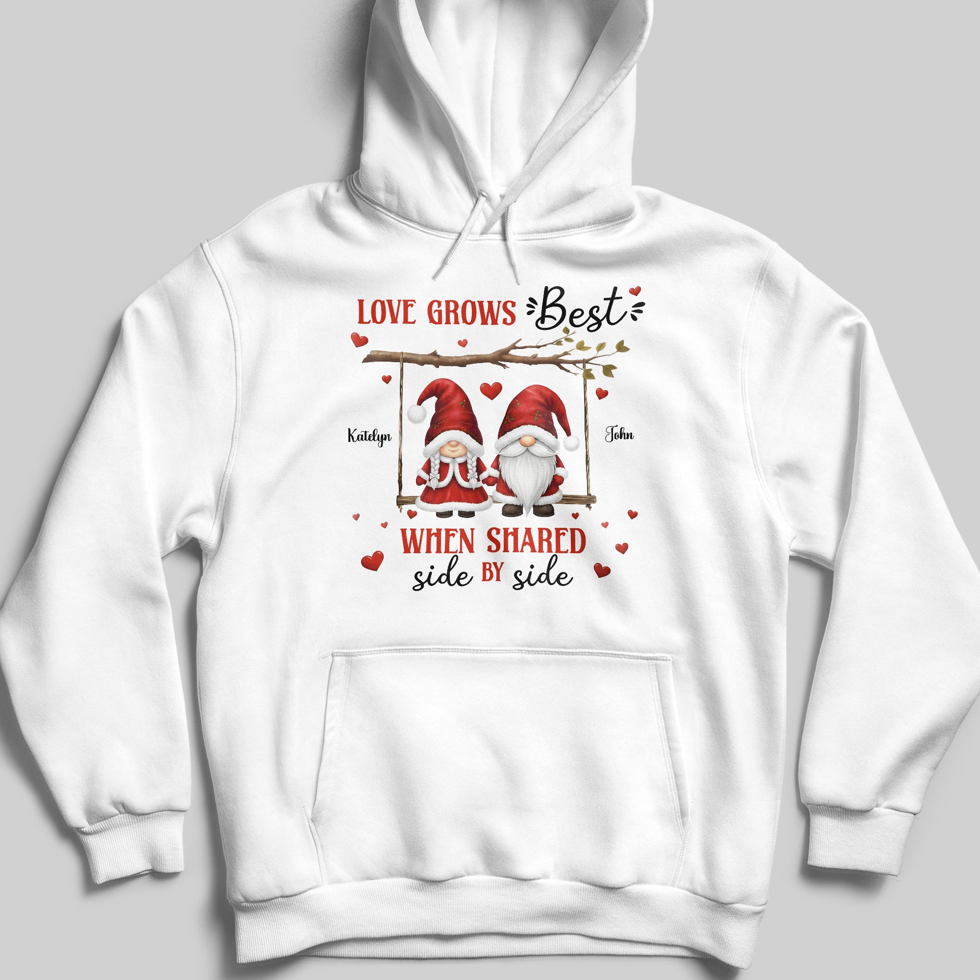 Love Grows Best When Shared Side By Side Gnomes