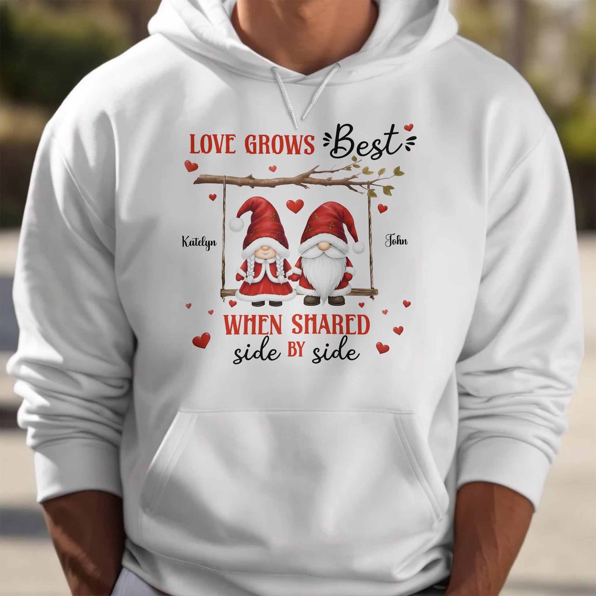 Love Grows Best When Shared Side By Side Gnomes