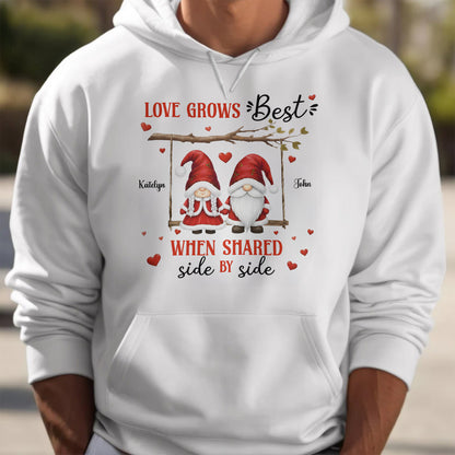 Love Grows Best When Shared Side By Side Gnomes