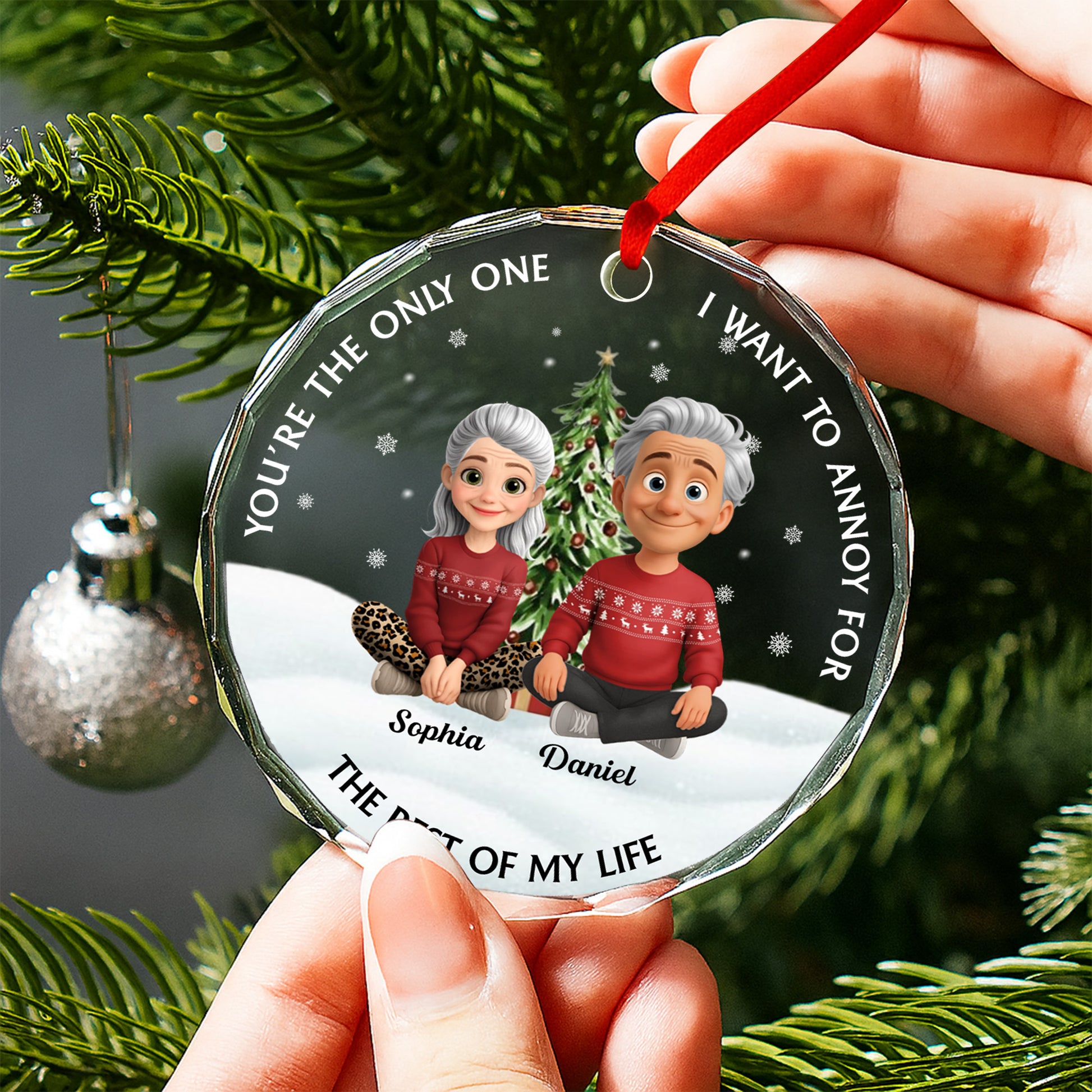 You're The Only One I Want To Annoy, Christmas Tree and Couple