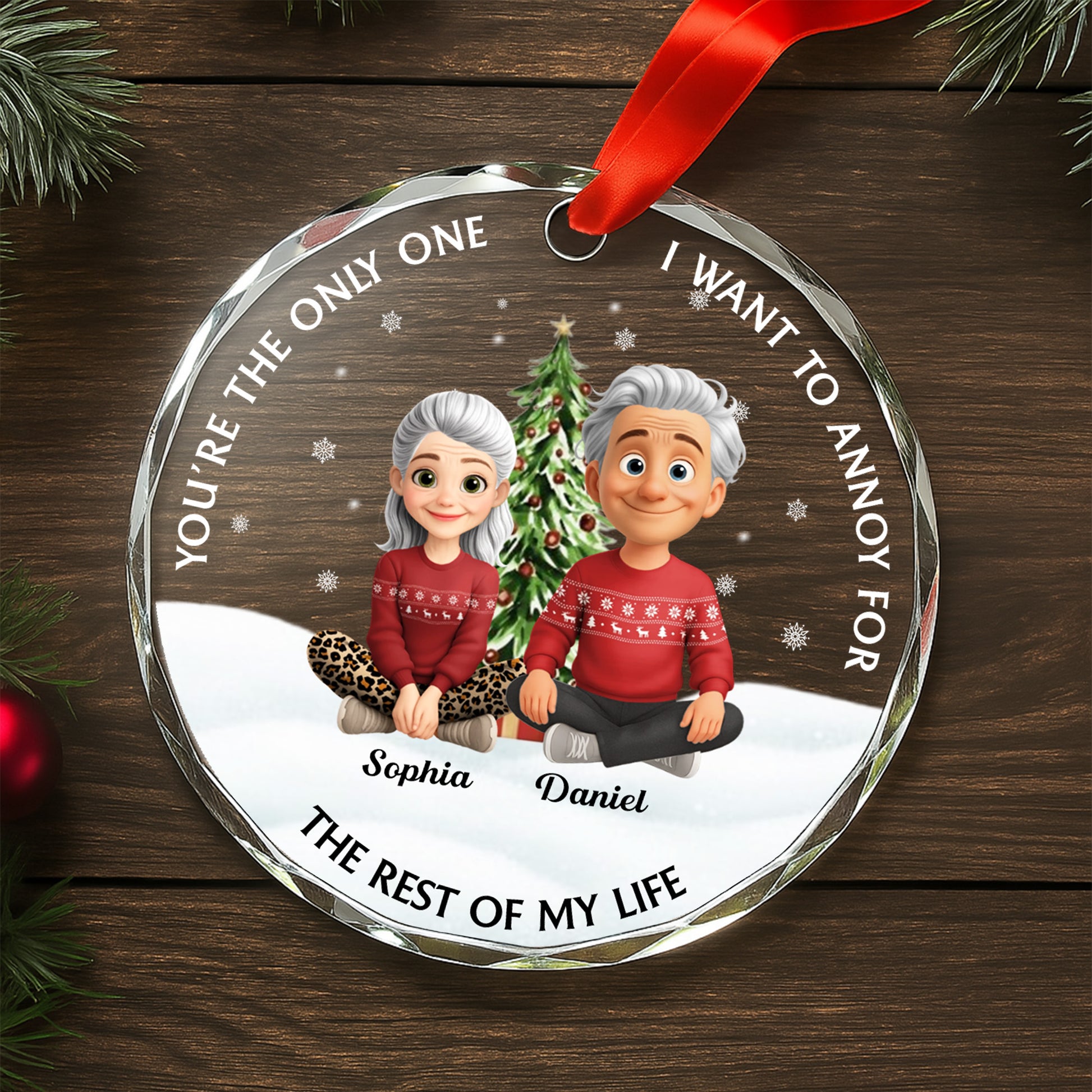 You're The Only One I Want To Annoy, Christmas Tree and Couple