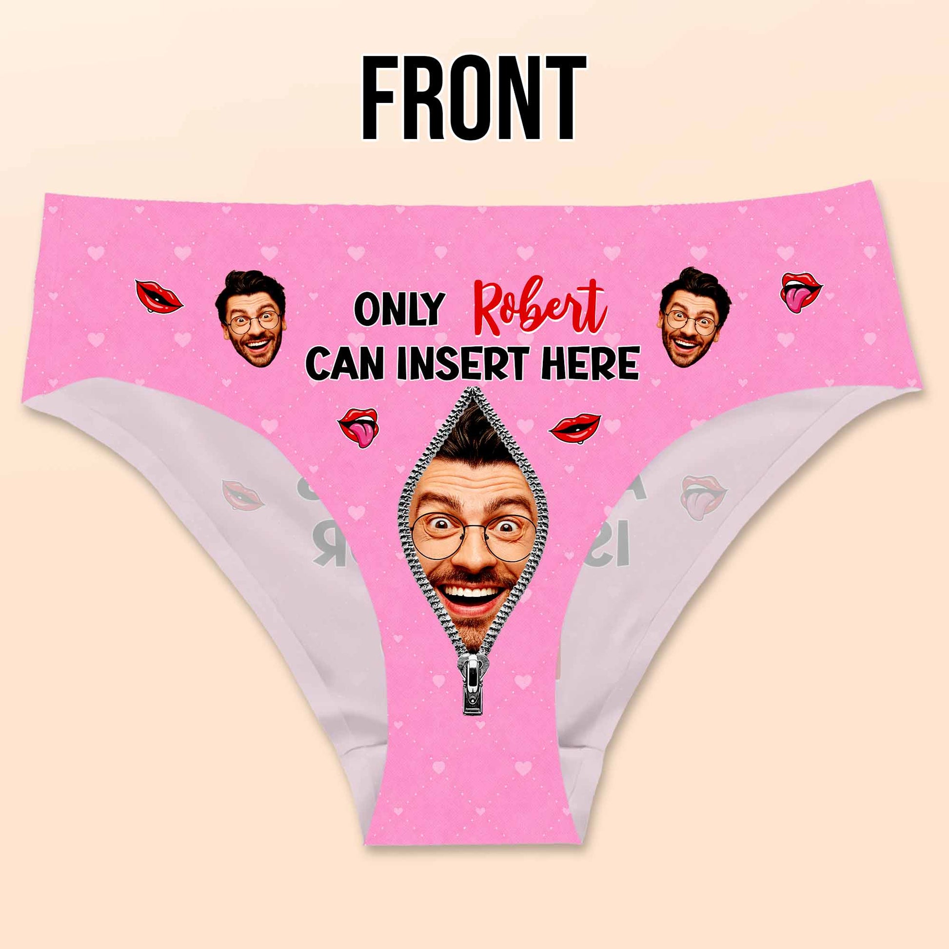 Only Robert Can Insert Here, Lips Design