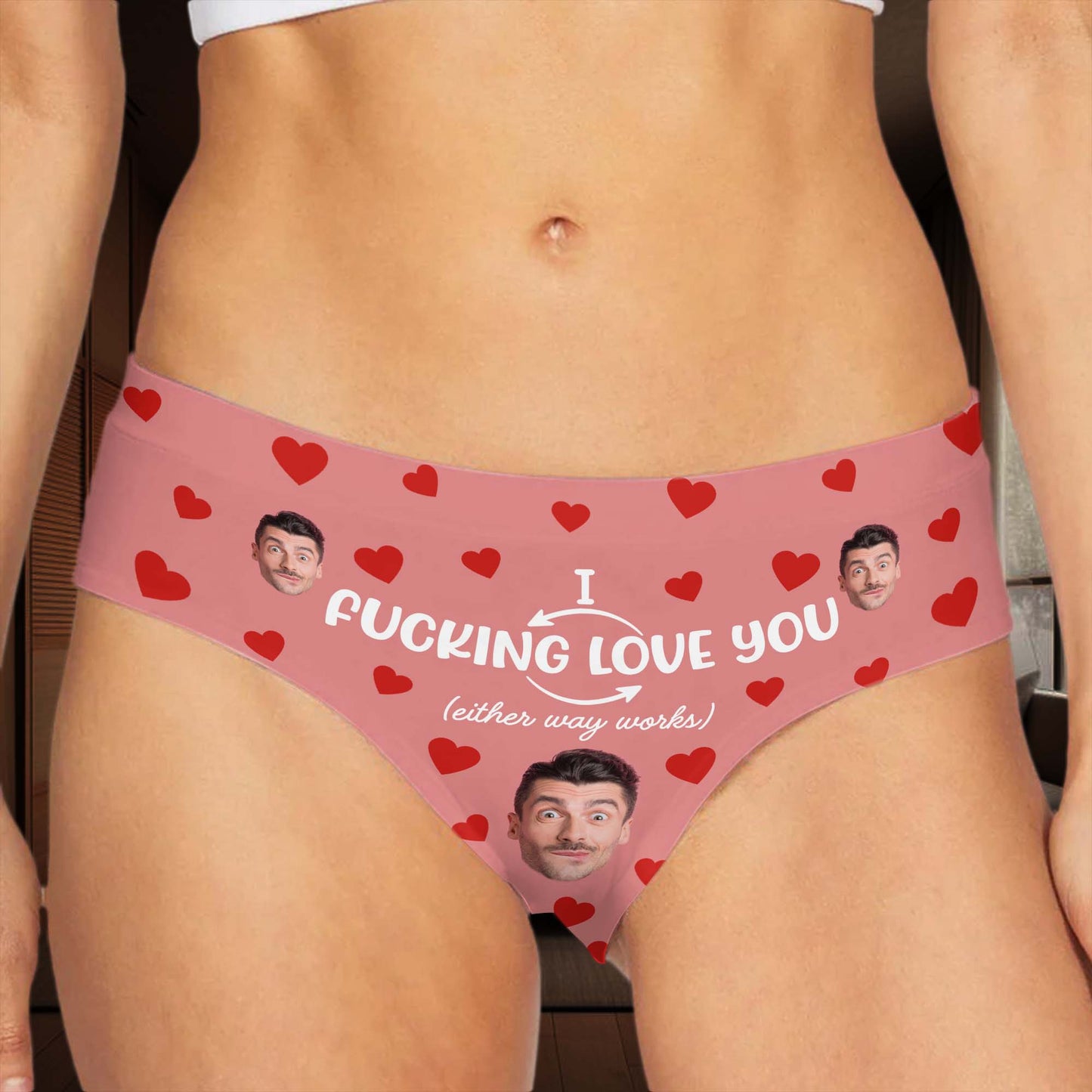 I Effing Love You, Faces And Hearts Design