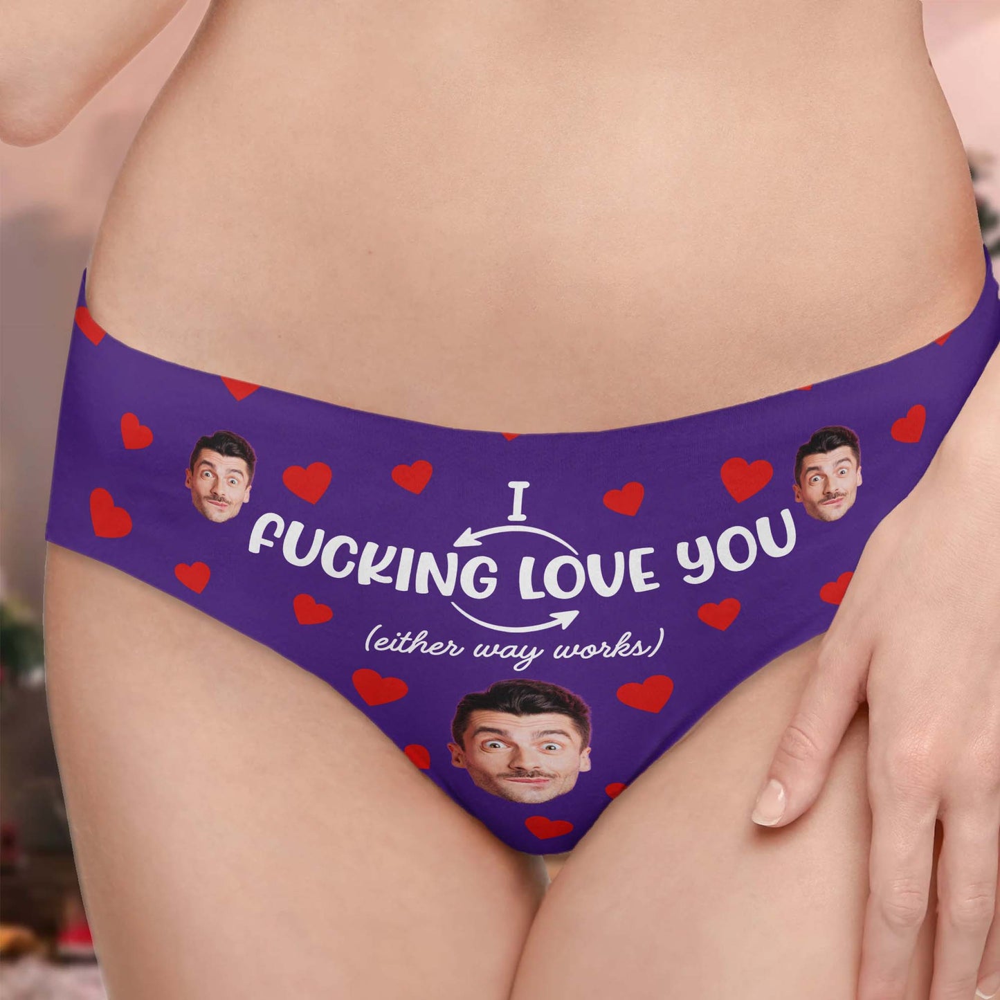 I Effing Love You, Faces And Hearts Design