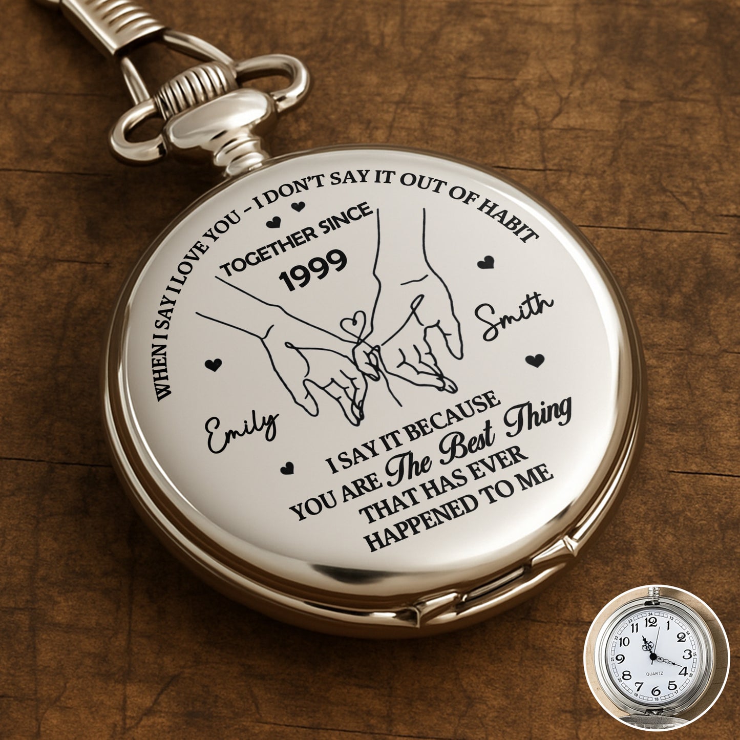 When I Say I Love You, Hands And Hearts Design