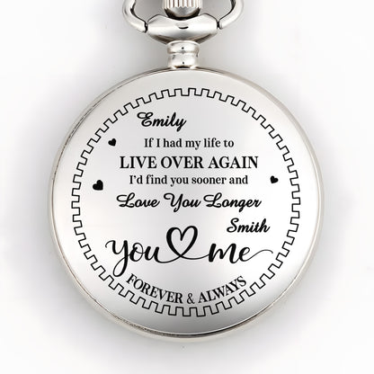 If I Had My Life To Live Over Again Love You Longer Hearts Design