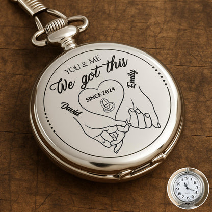 You & Me We Got This, Holding Hands Heart Design