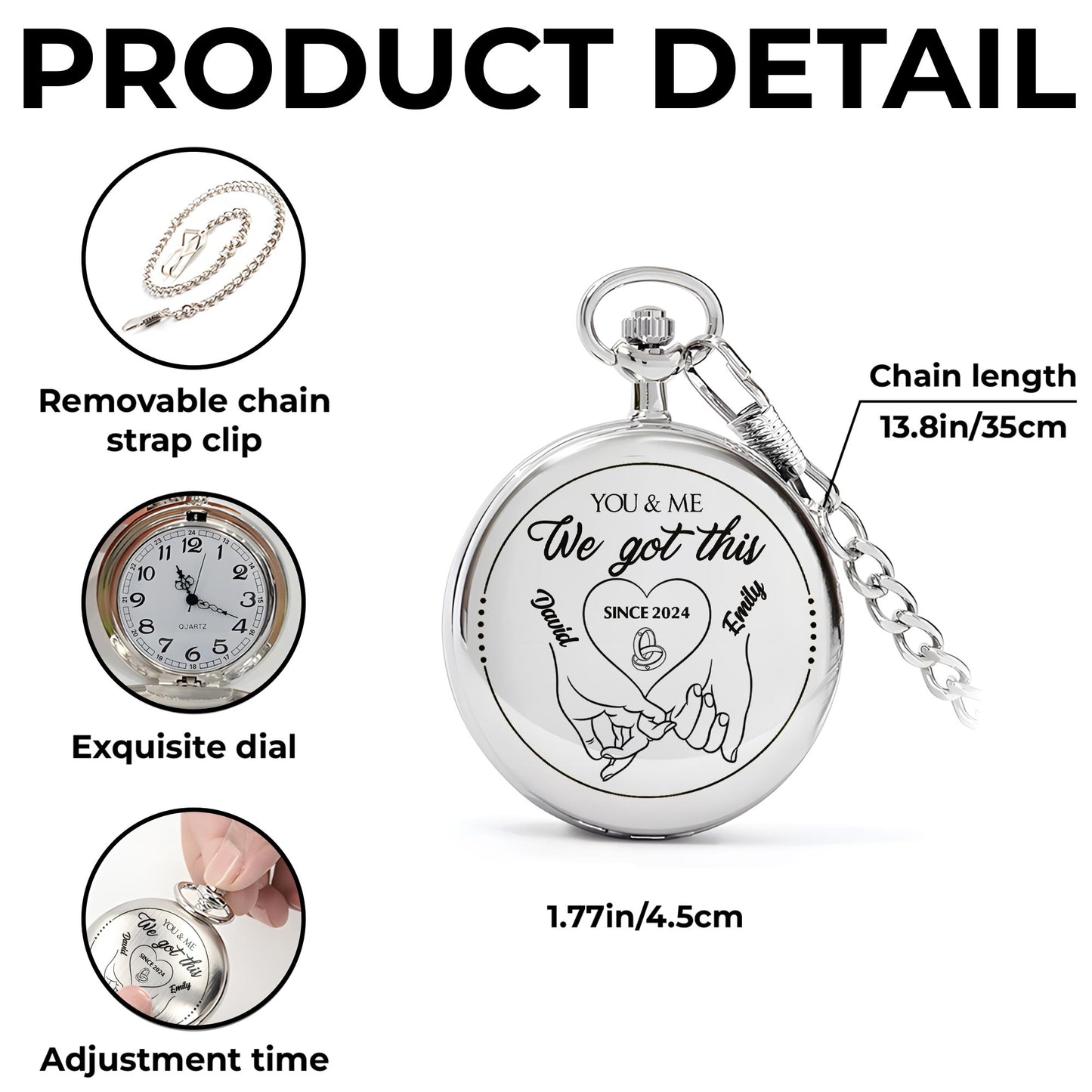 You & Me We Got This, Holding Hands Heart Design