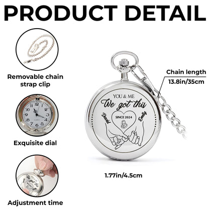 You & Me We Got This, Holding Hands Heart Design