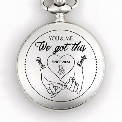 You & Me We Got This, Holding Hands Heart Design