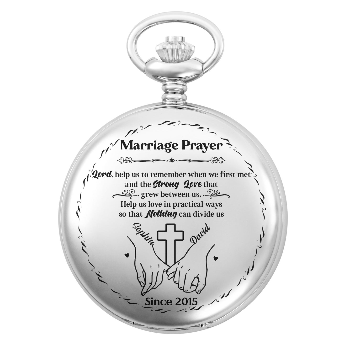 Marriage Prayer, Joined Hands And Cross