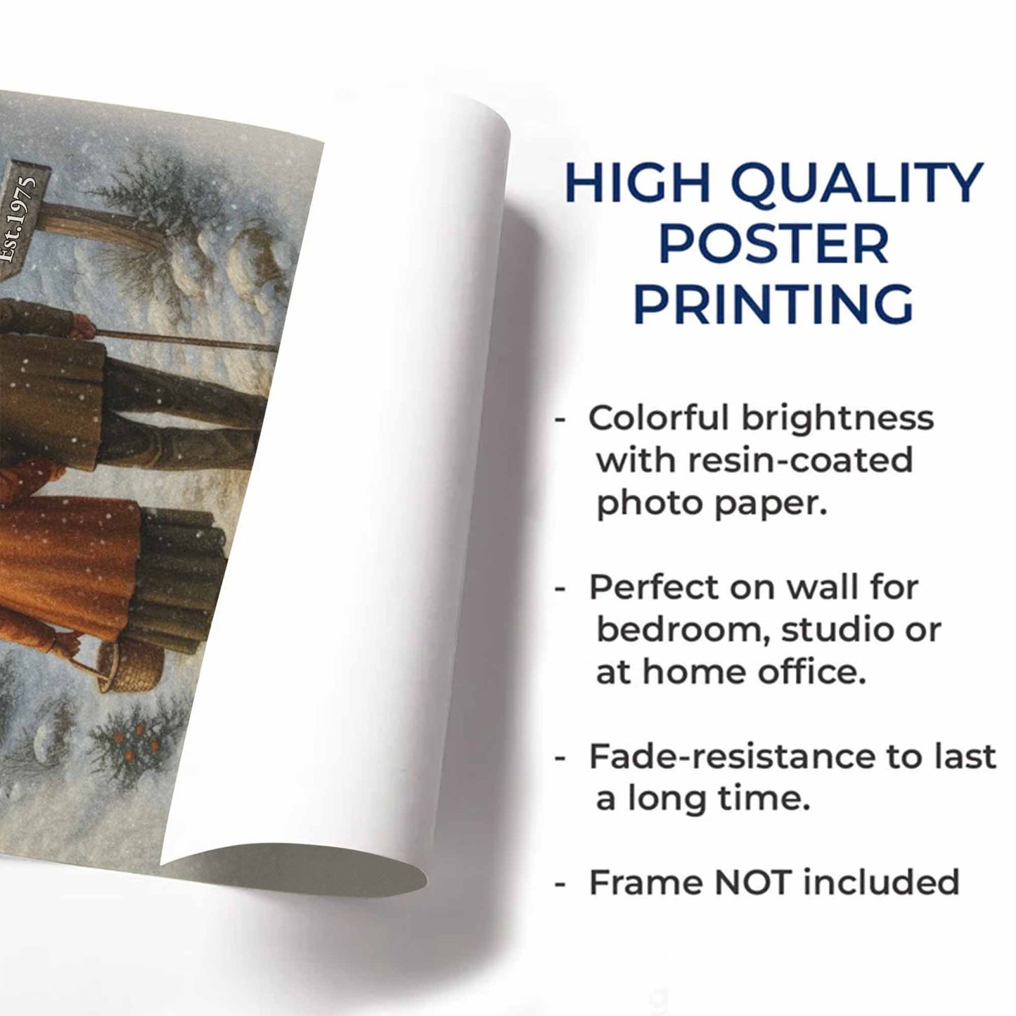 You & Me We Got This, Elderly Couple In Snowy Village