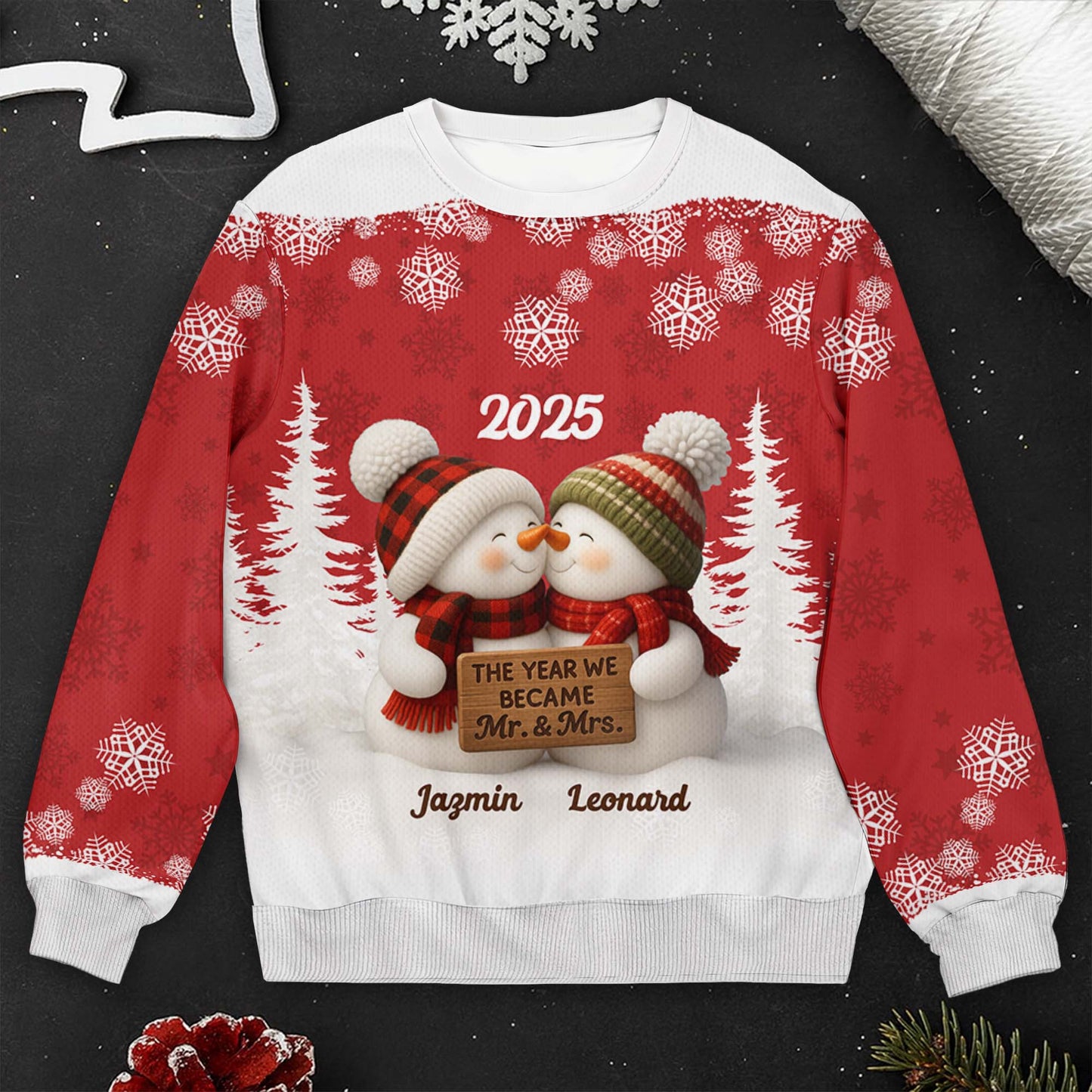 The Year We Became Mr And Mrs, Snowmen And Snowflakes