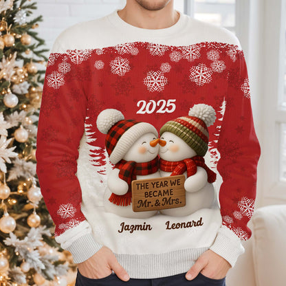 The Year We Became Mr And Mrs, Snowmen And Snowflakes