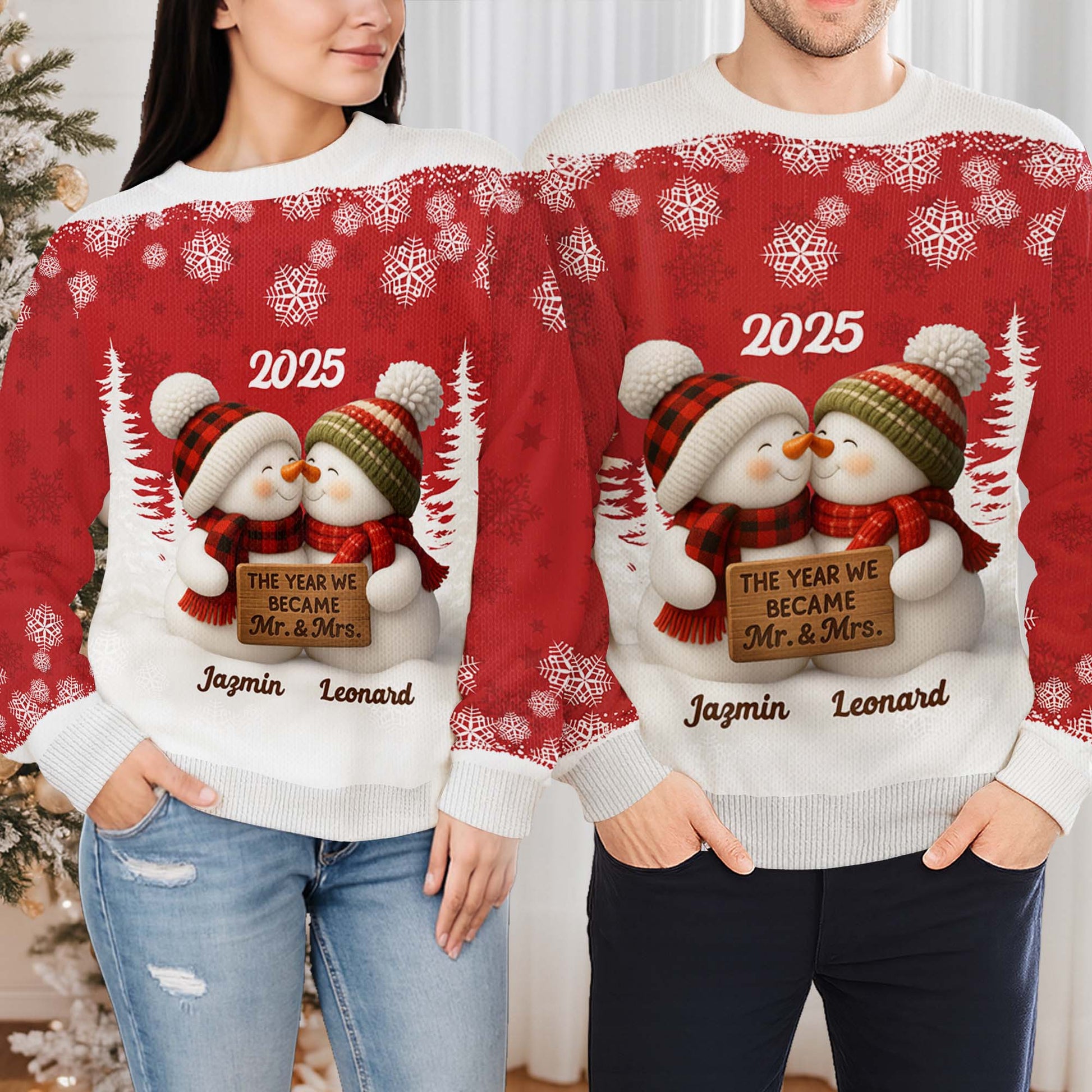 The Year We Became Mr And Mrs, Snowmen And Snowflakes