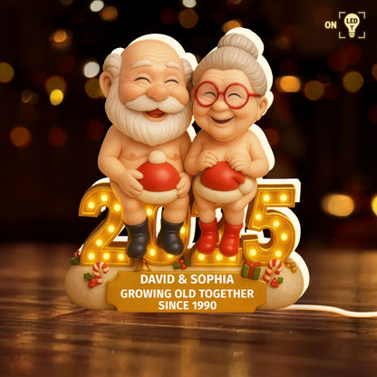 Growing Old Together Since [Year], Elderly Couple Embrace
