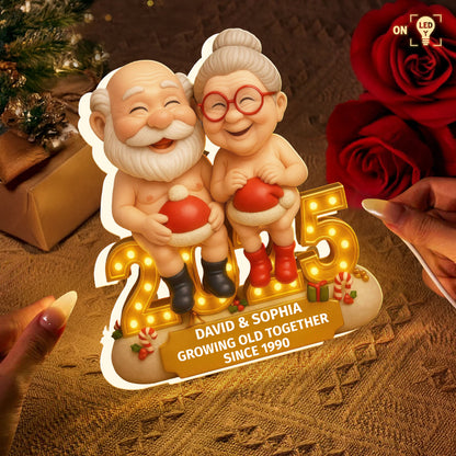 Growing Old Together Since [Year], Elderly Couple Embrace