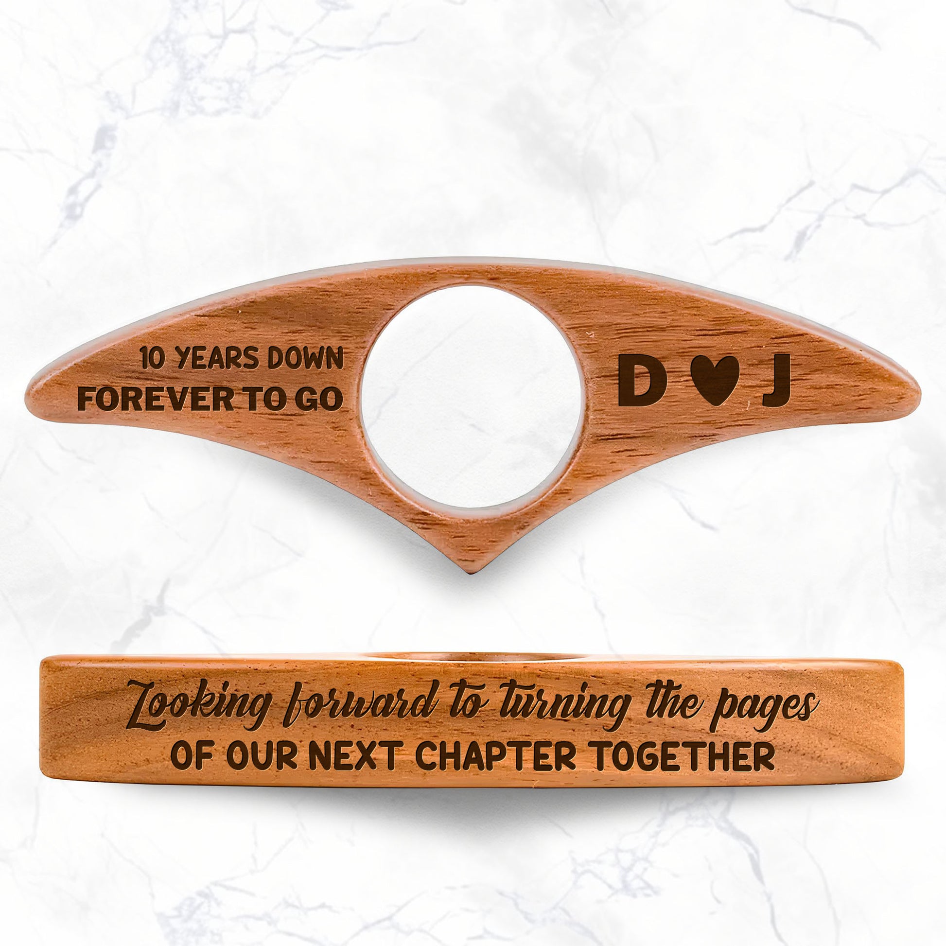 Looking Forward To Turning Pages Together, Book Page Holder