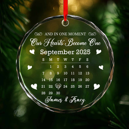 And In One Moment Our Hearts Become One, Calendar With Hearts