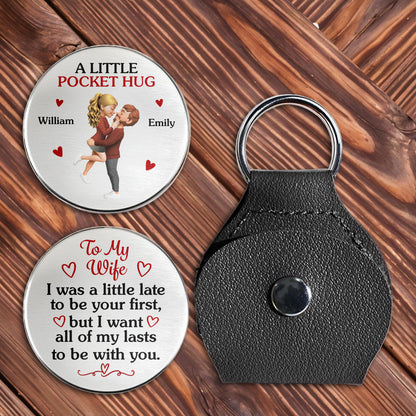 A Little Pocket Hug Hearts And Couple Design