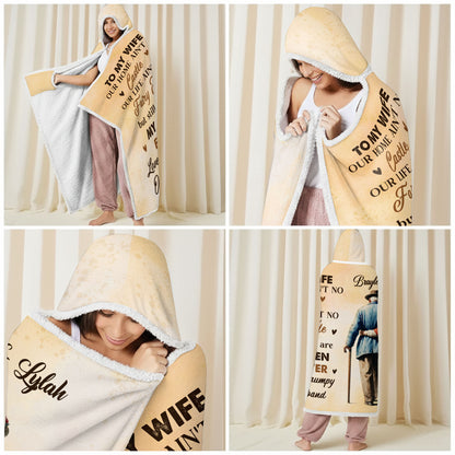 To My Wife, My Queen Forever, Elderly Couple Design