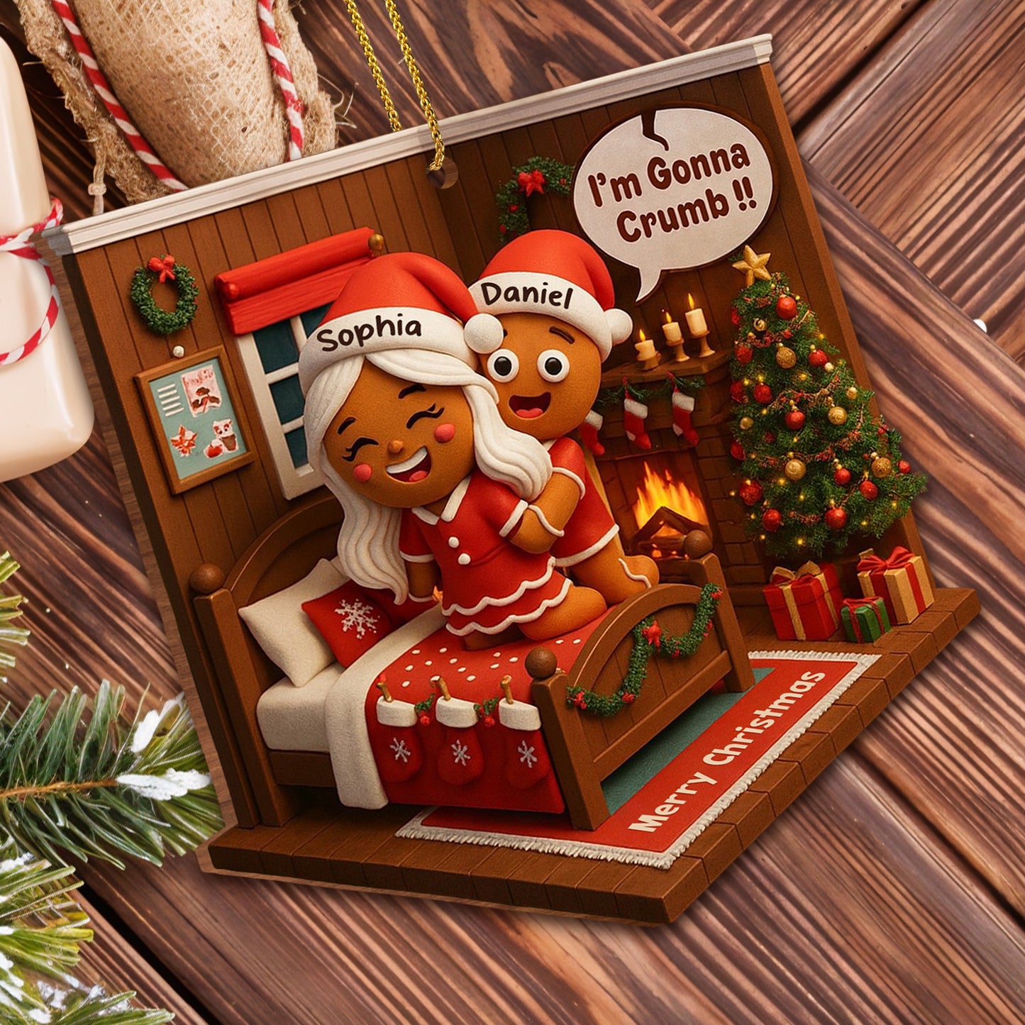 I'm Gonna Crumb, Gingerbread Man And Christmas Tree